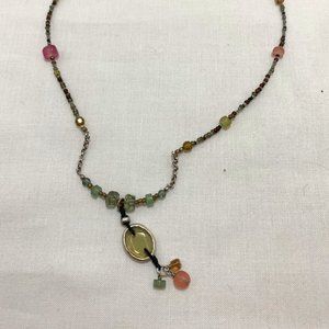 Silpada Chalcedony and Glass Necklace